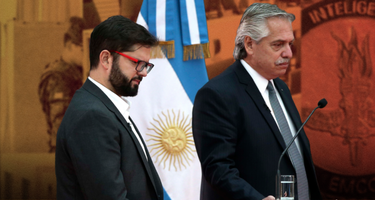 Gabriel Boric y Alberto Fernández