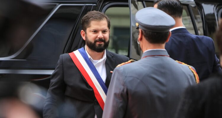 El presidente Gabriel Boric.