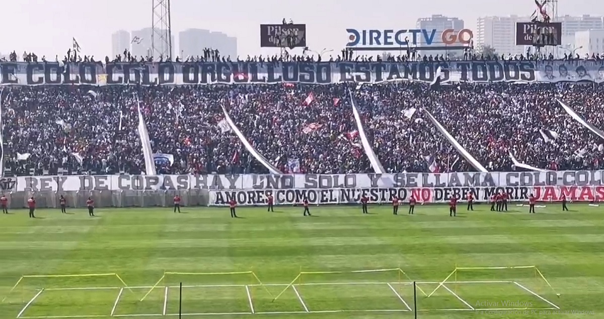 Hinchas de Colo Colo arremetieron contra la Garra Blanca por colapso de techo