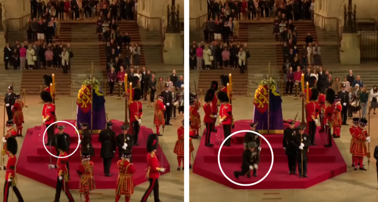 Guardia real se desmaya mientras custodiaba ataúd de la Reina Isabel II