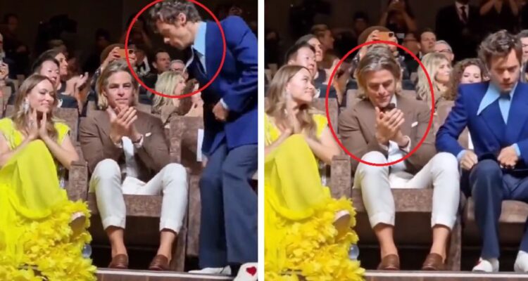 El supuesto escupo de Harry Styles a Chris Pine