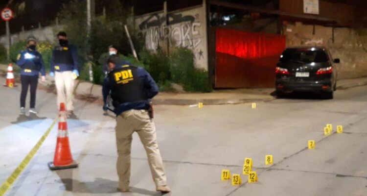 hombre baleado valparaíso