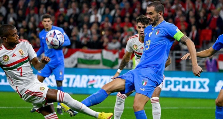 Hungría cayó ante Italia en la UEFA Nations League.