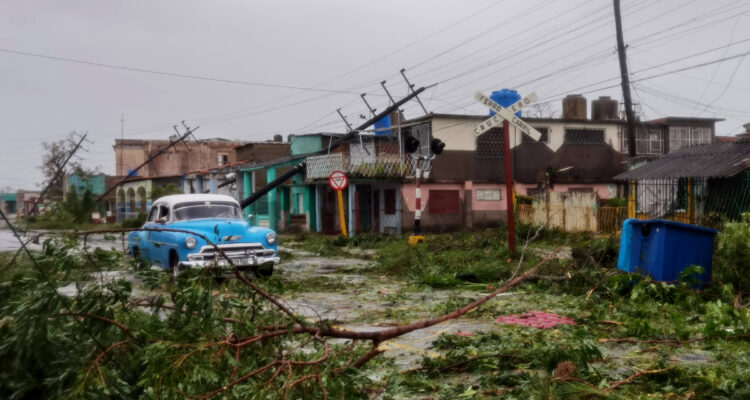 Desastre dejado por el huracán Ian en Cuba.