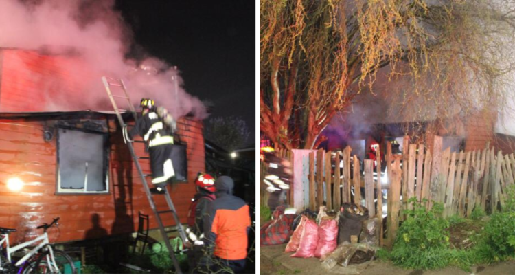 Incendio deja persona fallecida en Padre Las Casas