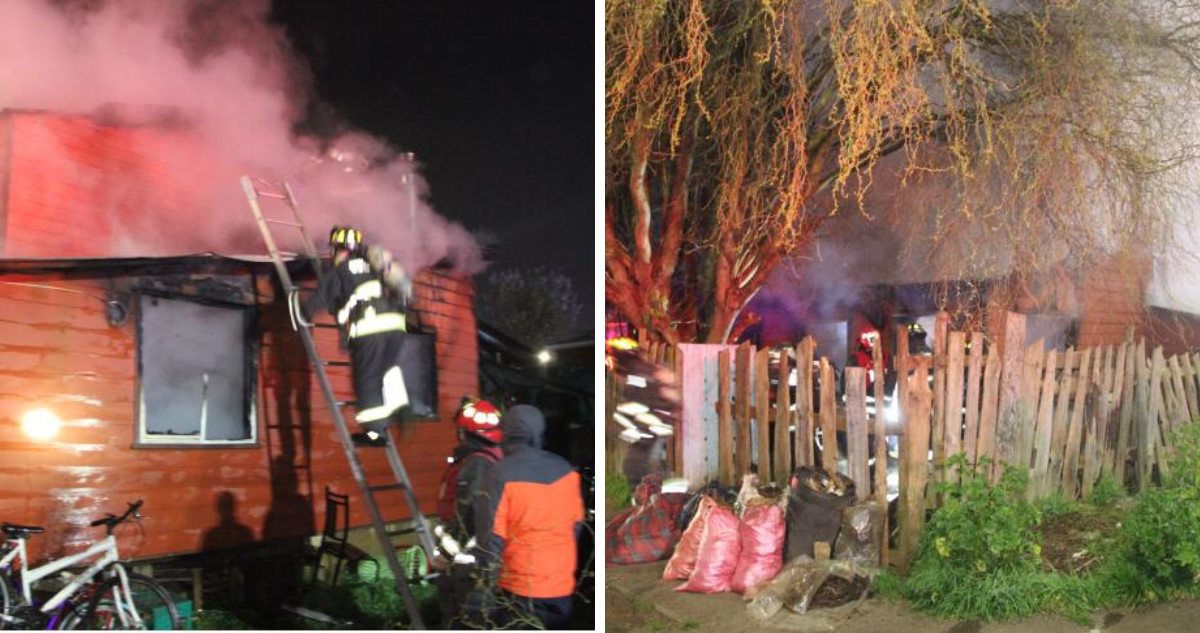 Incendio deja persona fallecida en Padre Las Casas