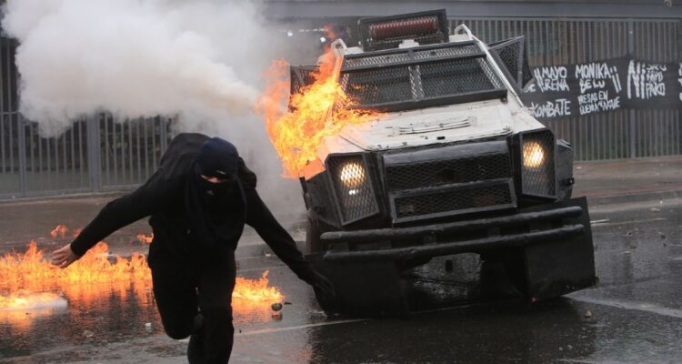 incidentes en Santiago por 11/s