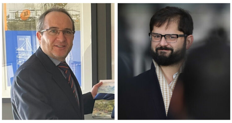 Embajador de Israel y presidente Boric