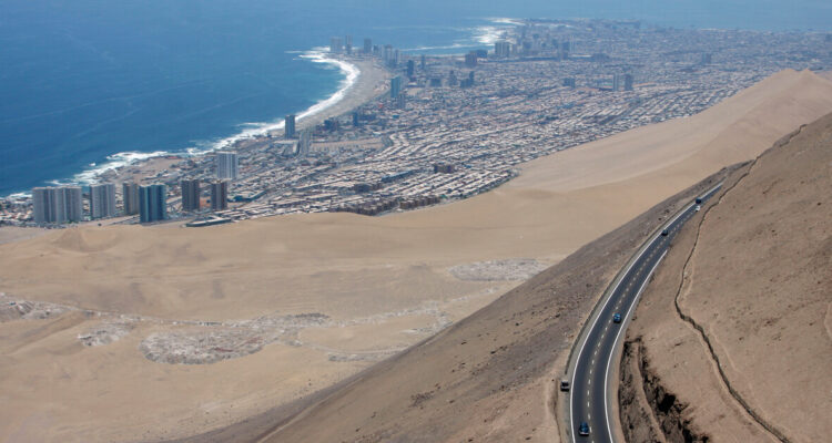 Vista aérea de Iquique