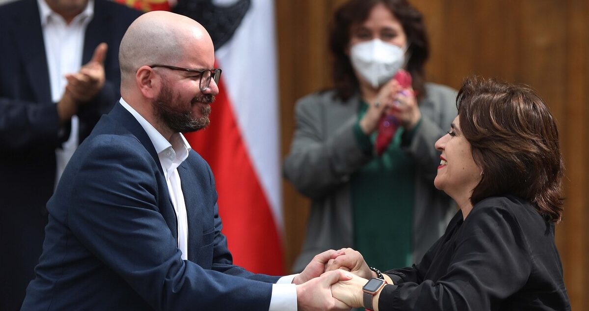 Giorgio Jackson y Ana Lya Uriarte