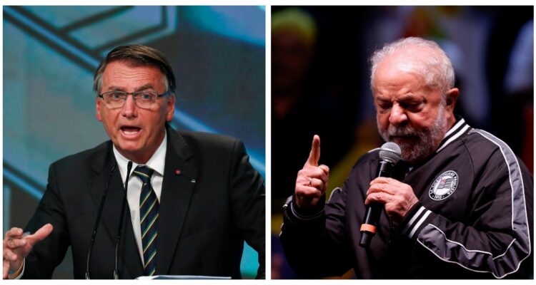 Jair Bolsonaro y Lula da Silva.