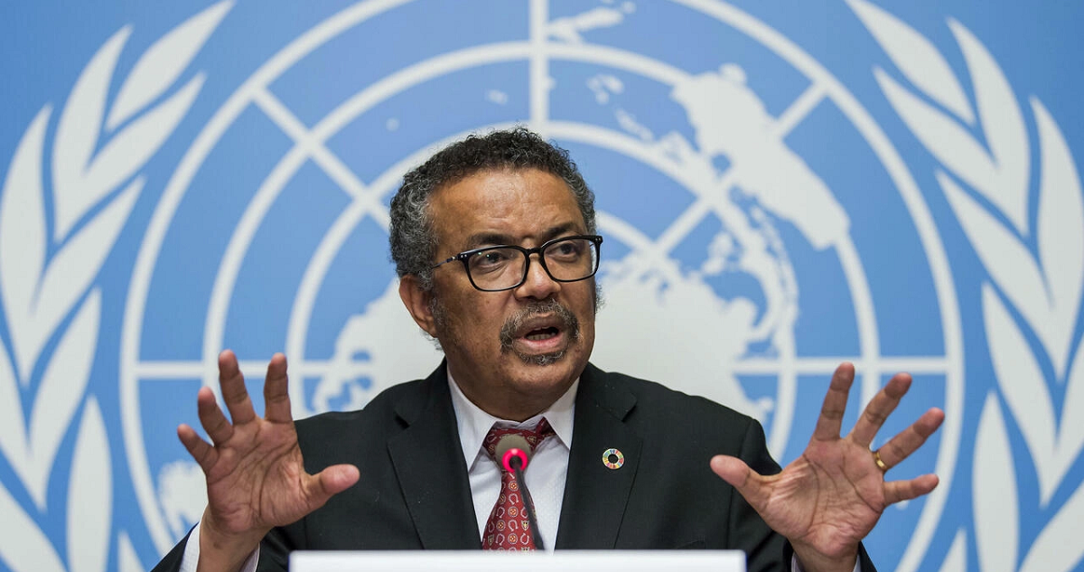 Tedros Adhanom, el jefe de la OMS.