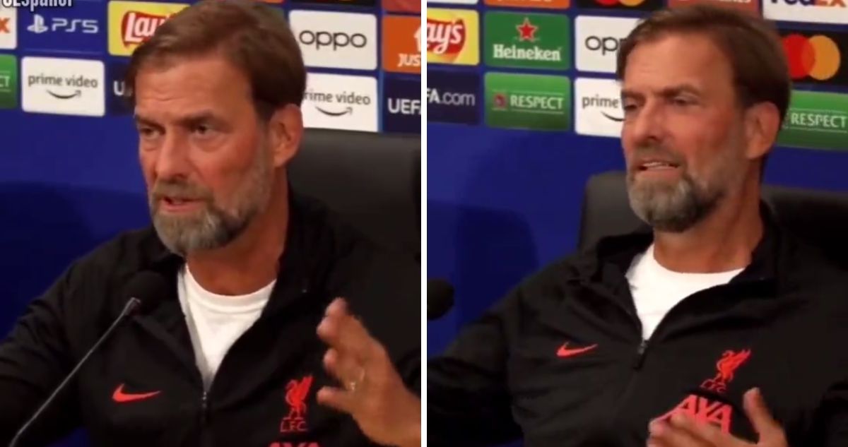 Jürgen Klopp estalló ante una pregunta de periodista italiano.