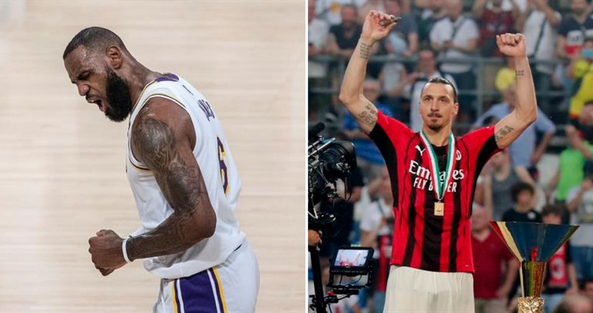 LeBron James integra la firma de los nuevos duelos del AC Milán.