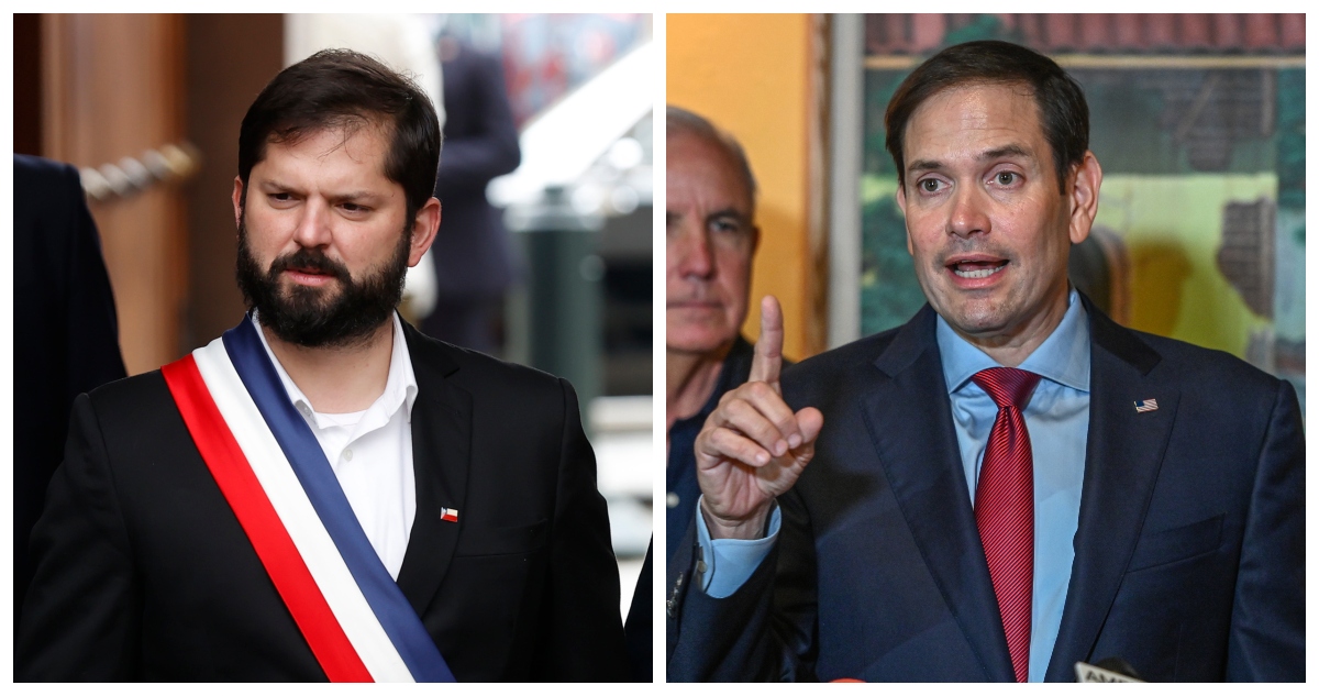 Gabriel Boric y Marco Rubio