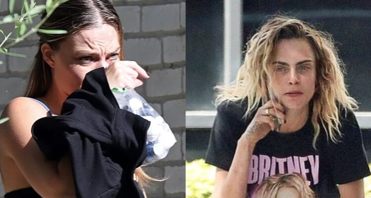 Margot Robbie y Cara Delevinge