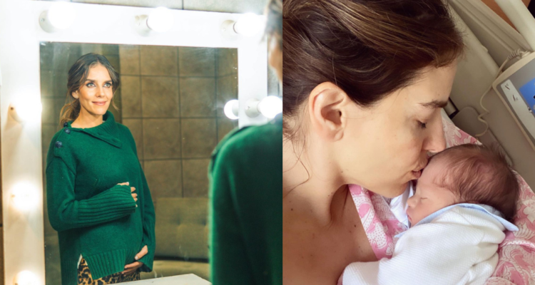 Maria Luisa Godoy junto a su hijo Domingo