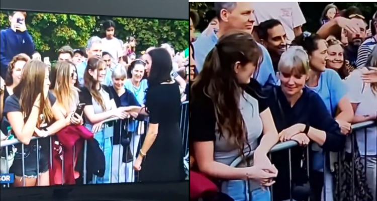 Meghan Markle a la salida del Palacio Buckingham