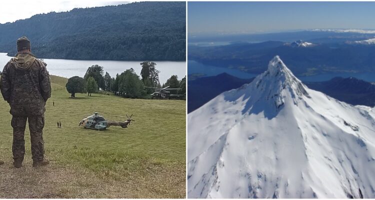 Militares extraviados en volcán Puntiagudo
