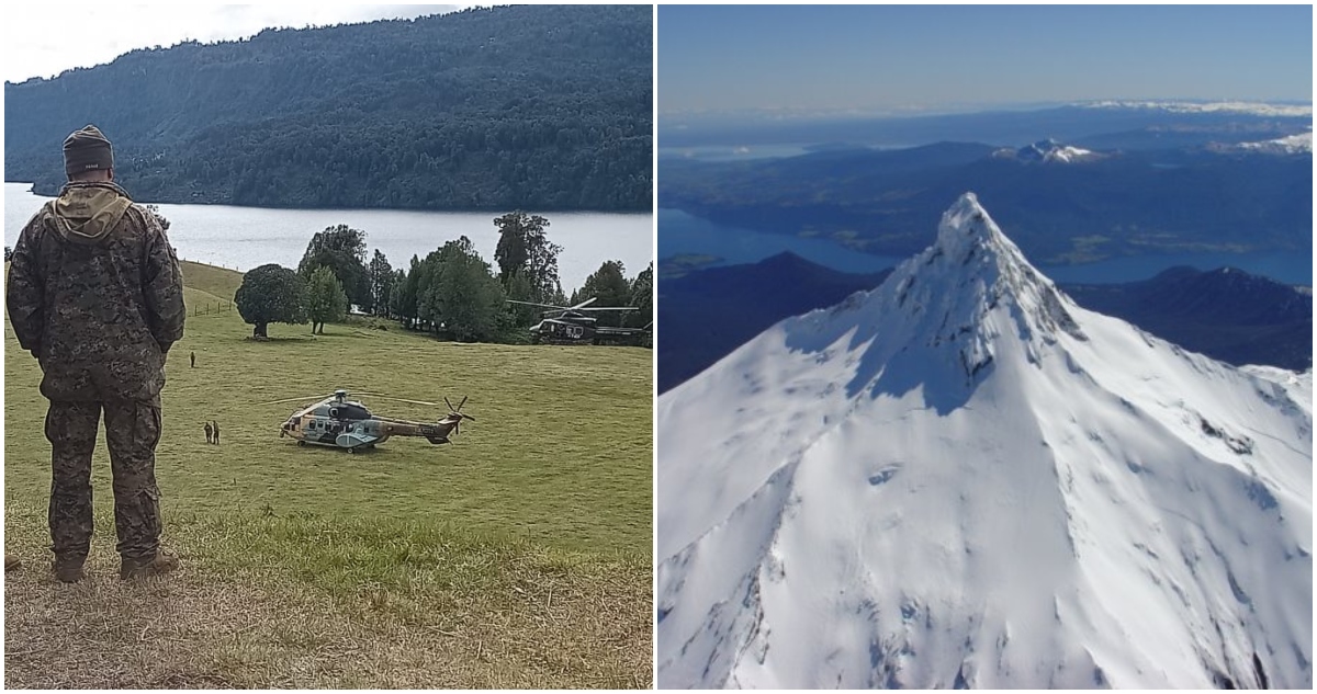 Militares extraviados en volcán Puntiagudo