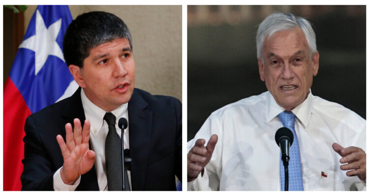Manuel Monsalve y Sebastián Piñera