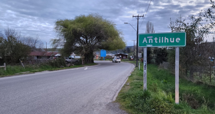 hombre baleado Antilhue