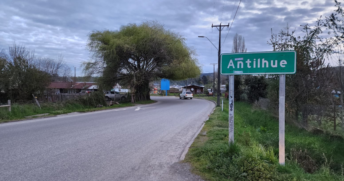 hombre baleado Antilhue