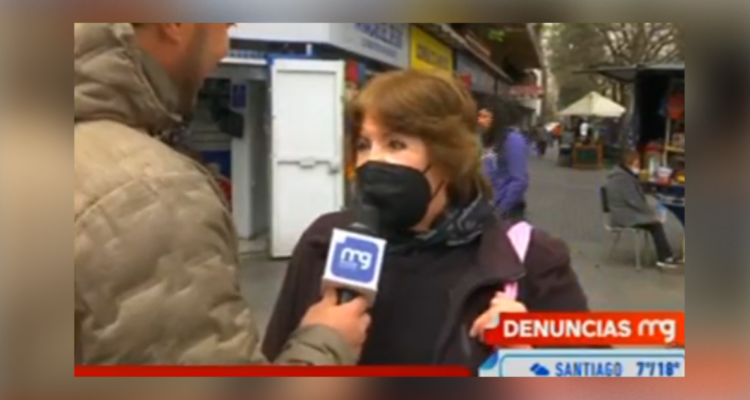 Entrevistada de Mega