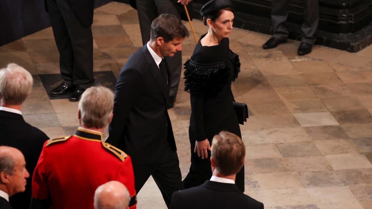 PM de Nueva Zelanda en funeral de Isabel II