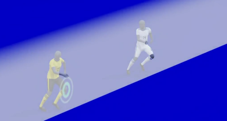 Nueva tecnología en la Champions League.