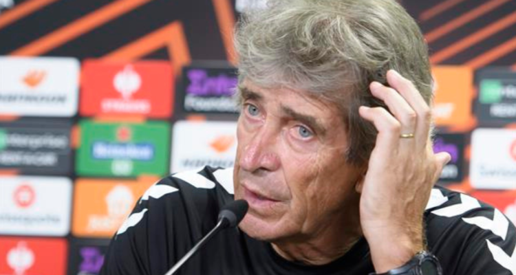 Manuel Pellegrini baja los humos del elenco del Real Betis.
