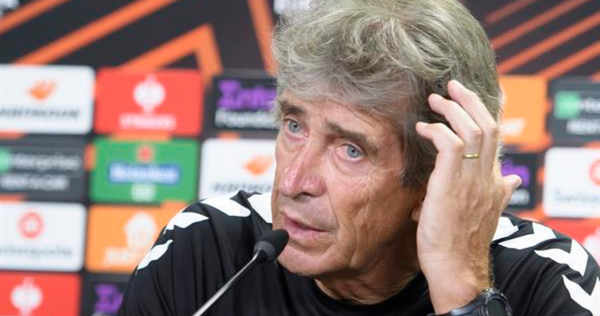 Manuel Pellegrini baja los humos del elenco del Real Betis.