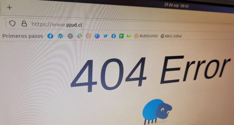 Página del Poder Judicial