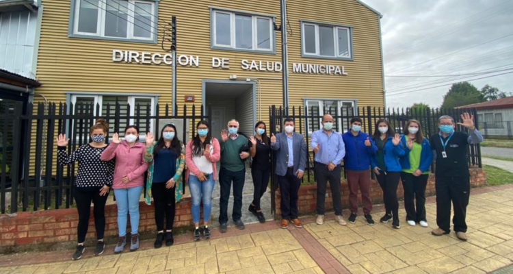 Fachada de lugar donde municipio de Paillaco instaló centro de salud mental.
