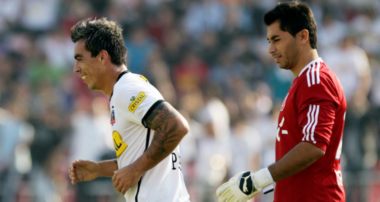 Esteban Paredes admite que Johnny Herrera es el mejor portero histórico de Universidad de Chile.