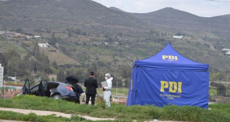 PDI trabaja en el lugar donde fue asesinado un joven en Ovalle