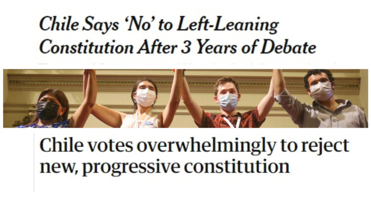 Prensa internacional y triunfo del Rechazo