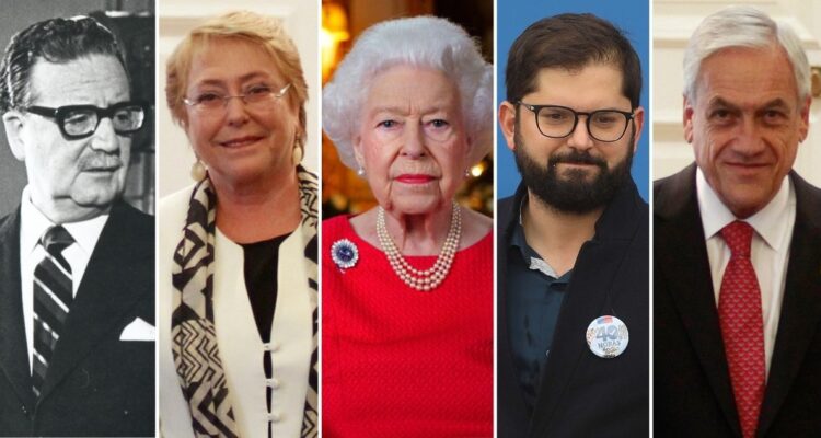 presidentes reina isabel