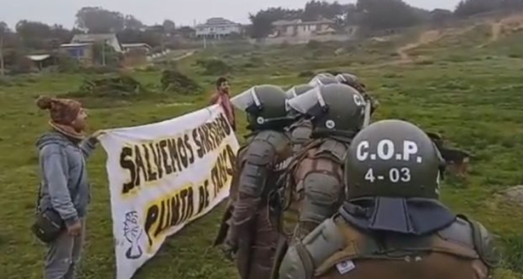 Protesta Punta de Tralca el Quisco