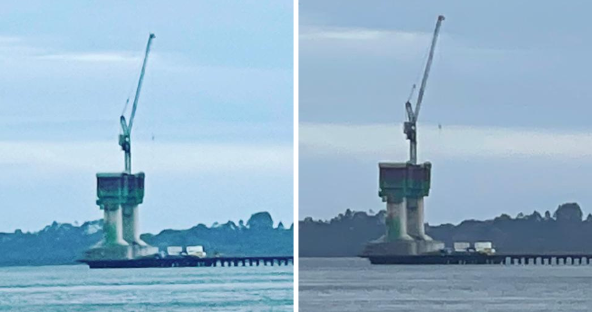 Dos imponentes columnas de hormigón marcan avance de un 30% en las obras del Puente Chacao.