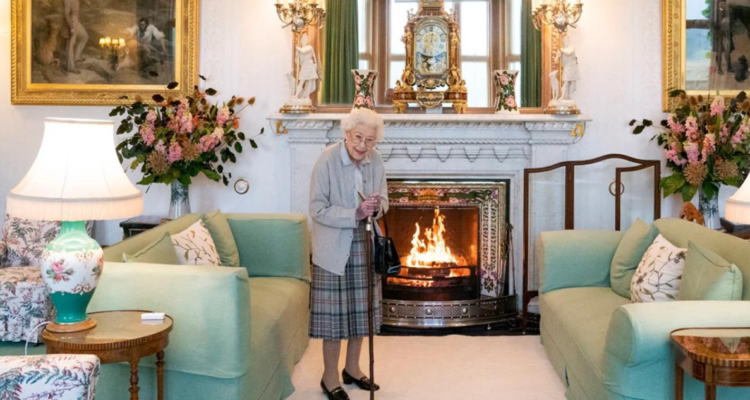 Última foto de Isabel II