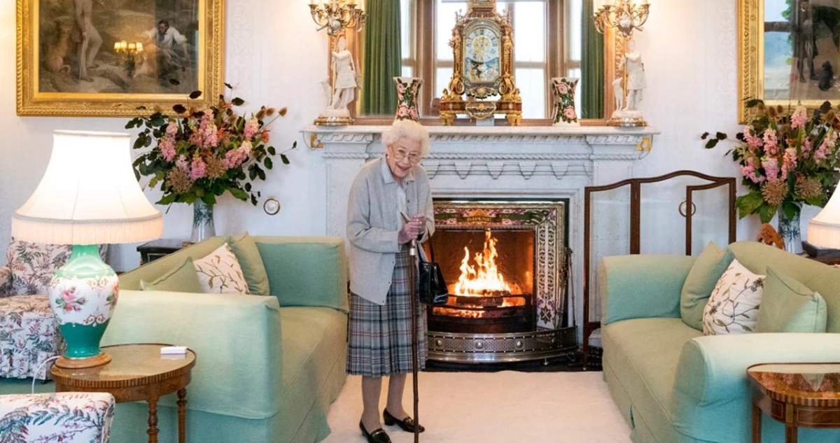 Última foto de Isabel II
