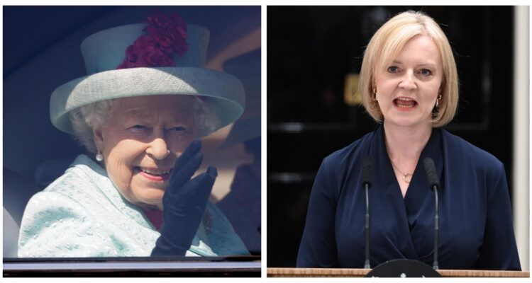 La Reina Isabel y Liz Truss