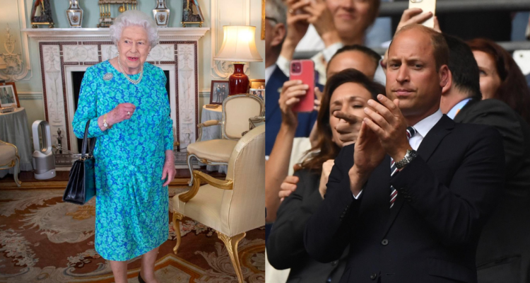 Reina Isabel II y Príncipe William