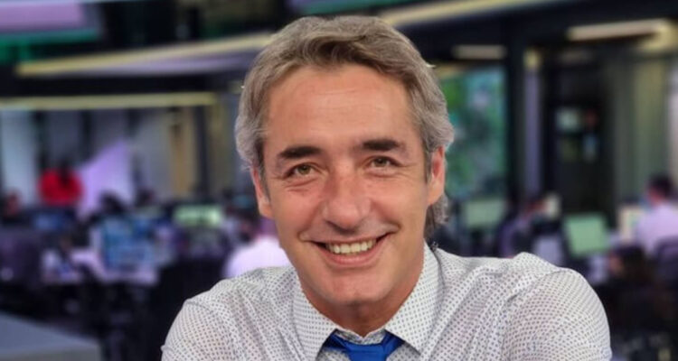 José Luis Repenning en el estudio de Mega.