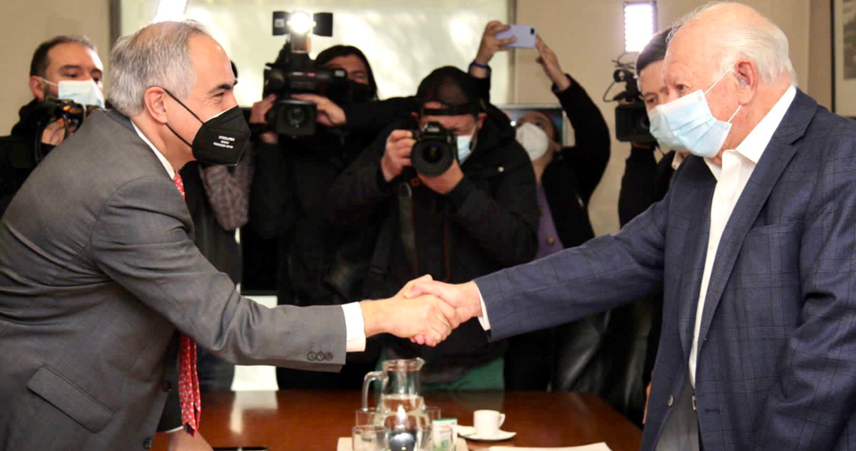 reunión entre Francisco Chahuán y Ricardo Lagos