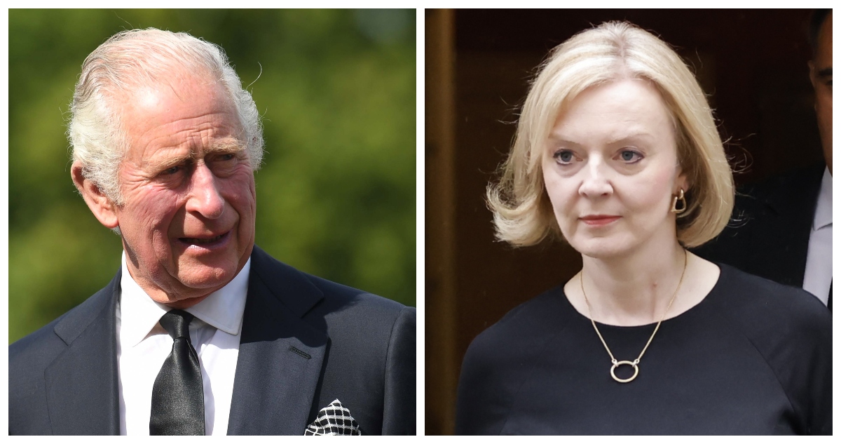 El Rey Carlos y Liz Truss.