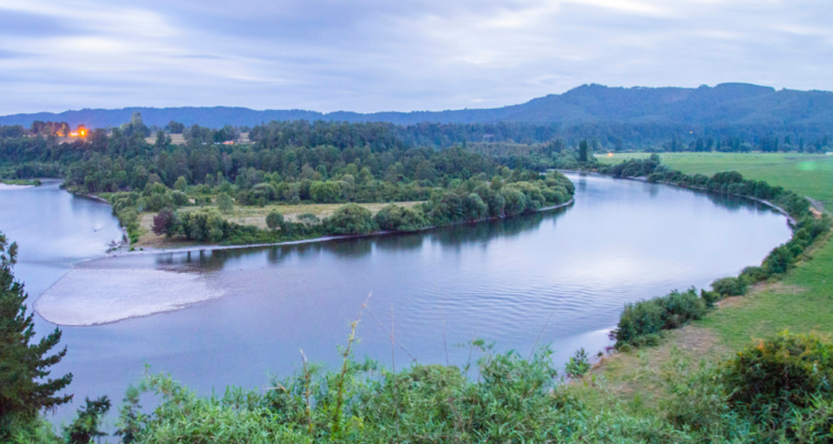 Imagen panorámica del río San Pedro.