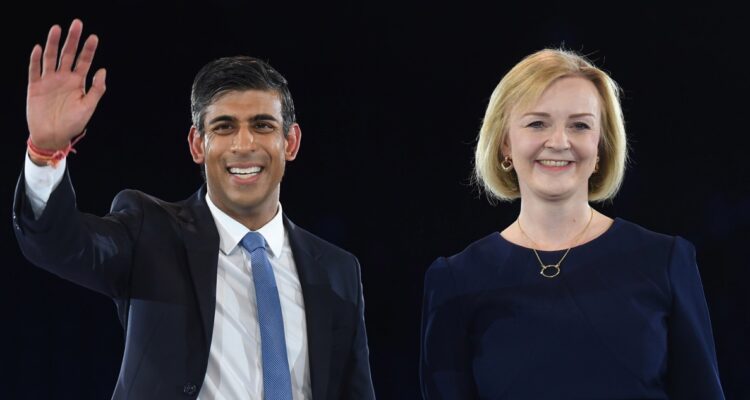 Rishi Sunak y Liz Truss