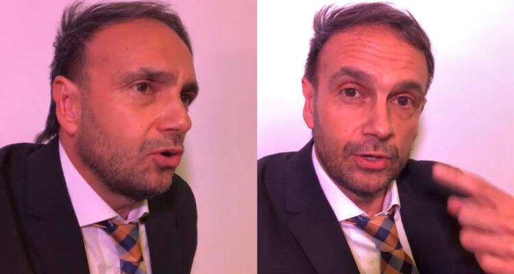 El periodista Rodrigo Sepúlveda en su video donde se defiende de las críticas y acusaciones.